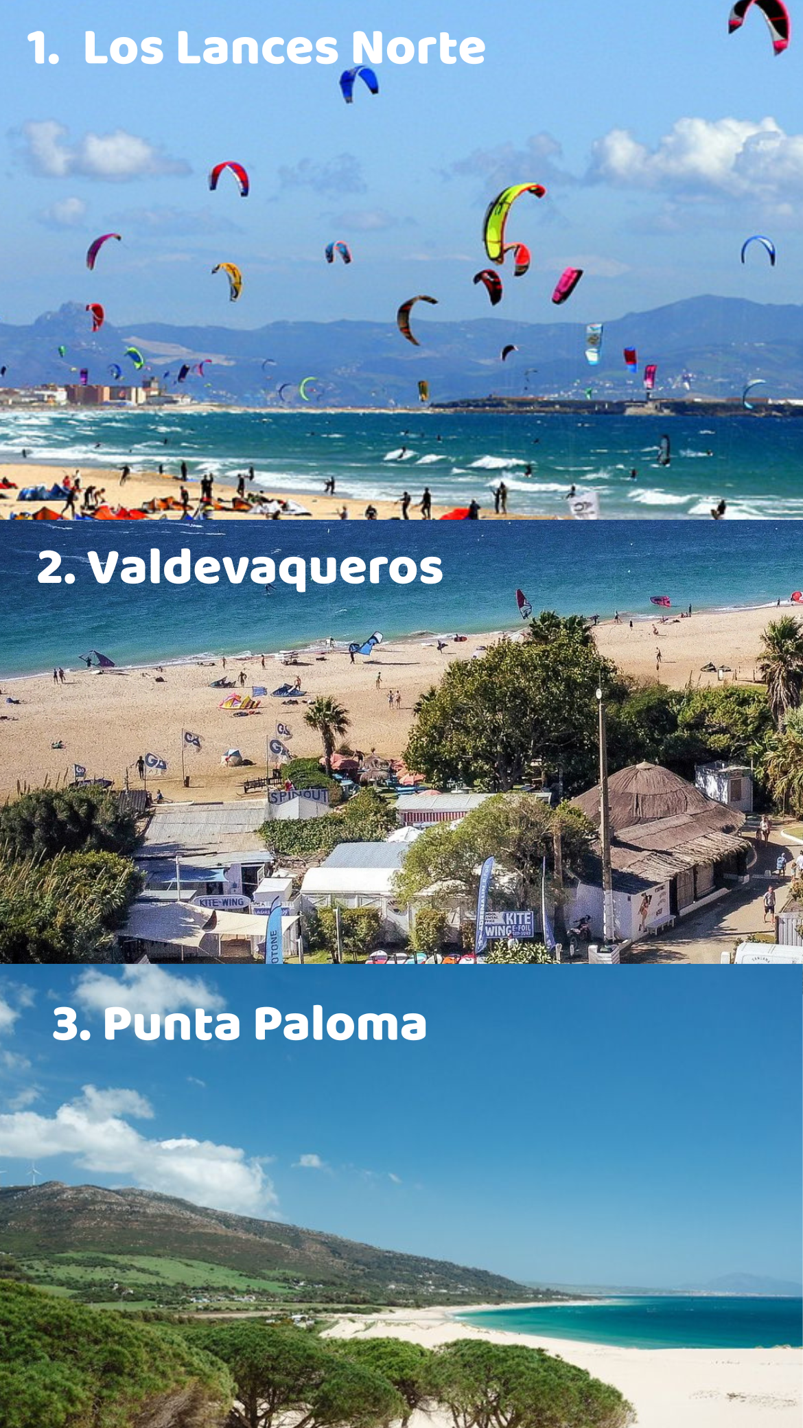 Kitesurfspots in Tarifa