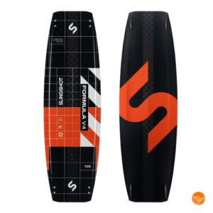 orange black twin tip kiteboard slingshot